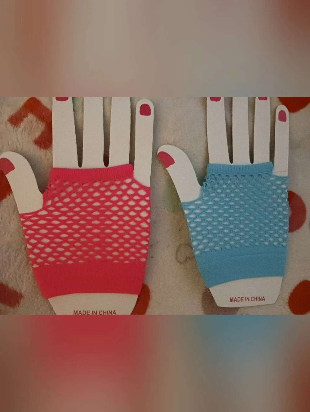 Neon Fishnet Wrist Gloves - Lime, Hot Pink, Purple, Aqua